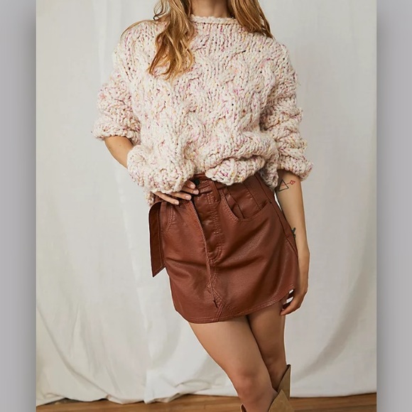 Free People Dresses & Skirts - NWT Free People East Of Eden Vegan Mini Skirt